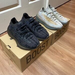 Adidas Yeezy Boost 380 Pepper And Onyx Sneaker Bundle Women’s Size 7.5